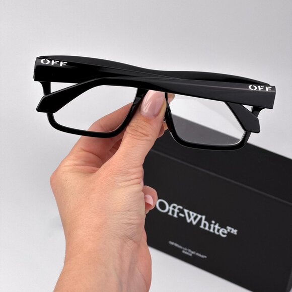 Off-White STYLE 7H Men Eyeglasses – Black Square Frame | Model OERJ07H 1000 - Picture 2 of 9